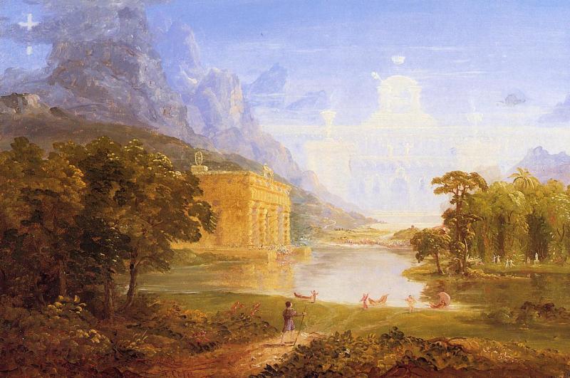 Thomas Cole The Cross and the World Germany oil painting art